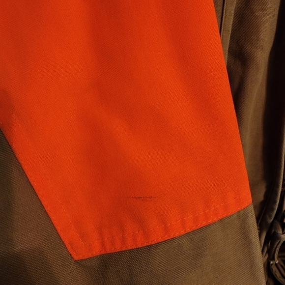 Gamehide Hunting Full-Zip Jacket Orange Cargo Mens Size M (Few Marks See Pics) - Picture 3 of 8